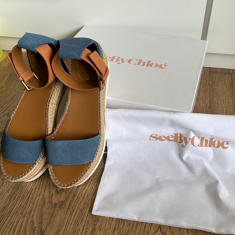 SeeNyChloé Glyn Platform Espadrille Sandal